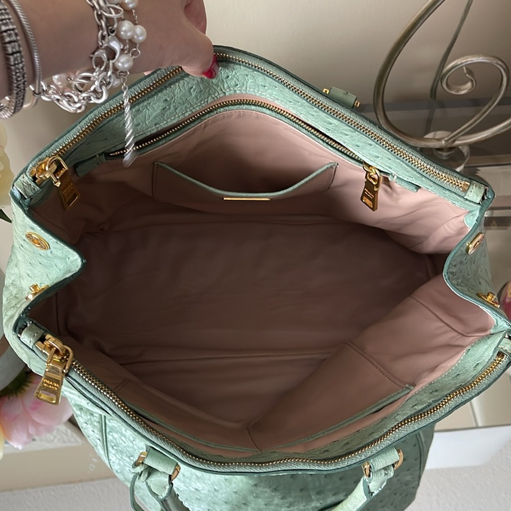 PRADA Ostrich BN1786 Struzzo Tote Bag - Picture 7 of 15